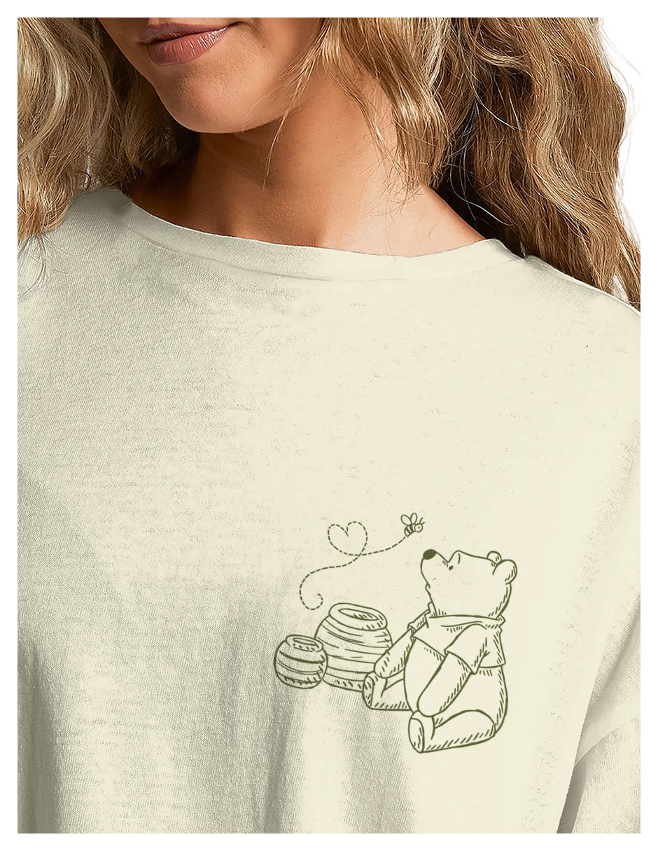 Playera manga corta coleccion caricatura cuello redondo para mujer 3