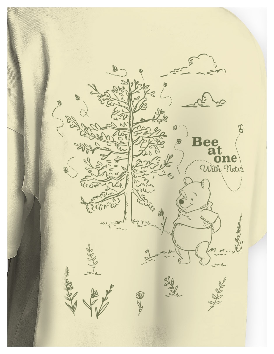Playera manga corta coleccion caricatura cuello redondo para mujer 4