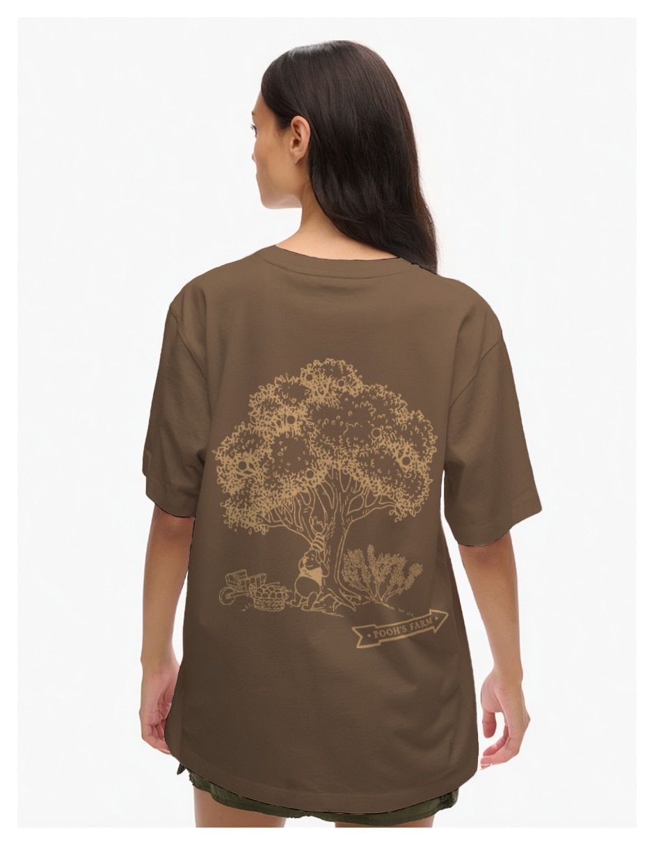 Playera manga corta coleccion caricatura cuello redondo para mujer 3