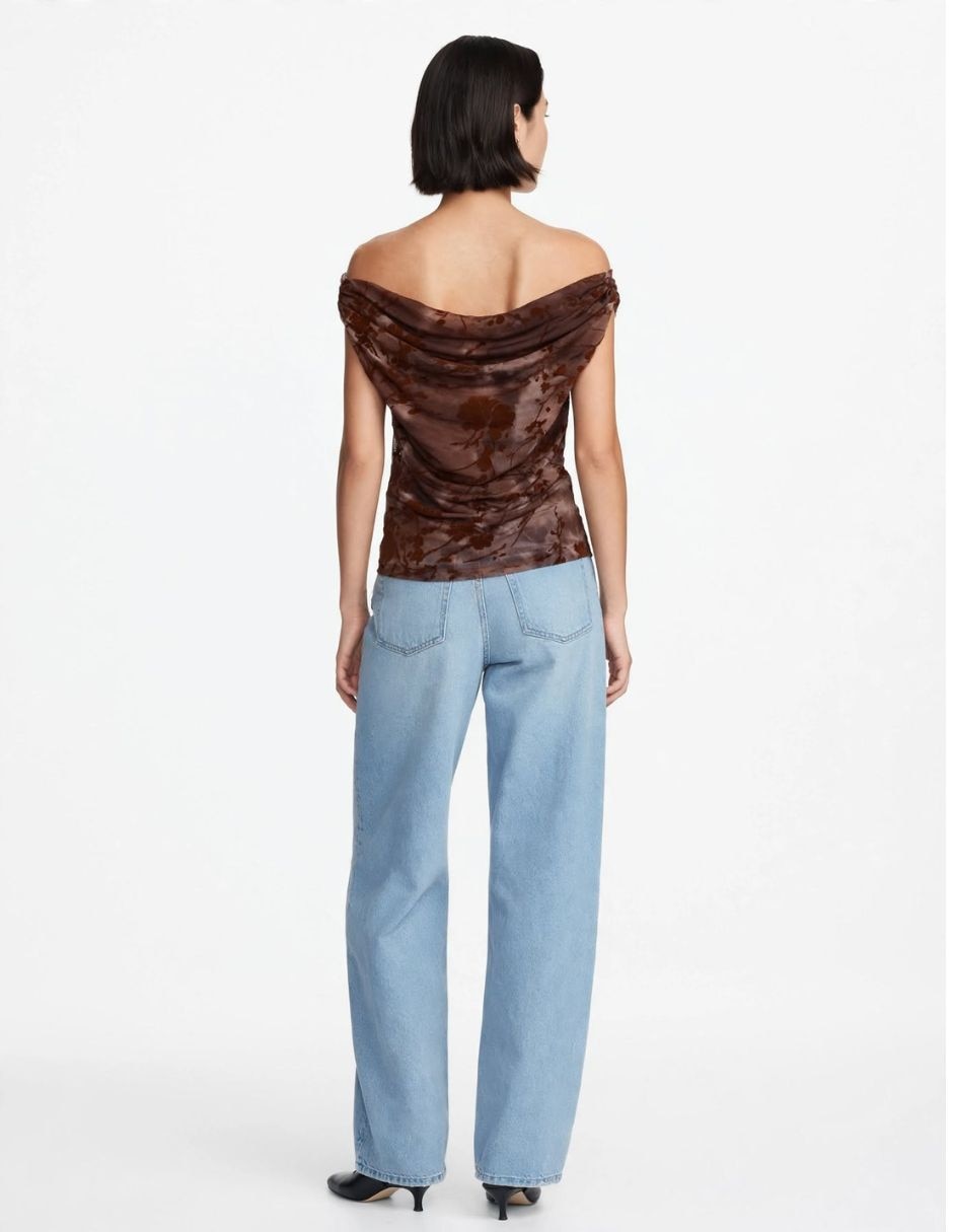 Top cuello Drapeado 4
