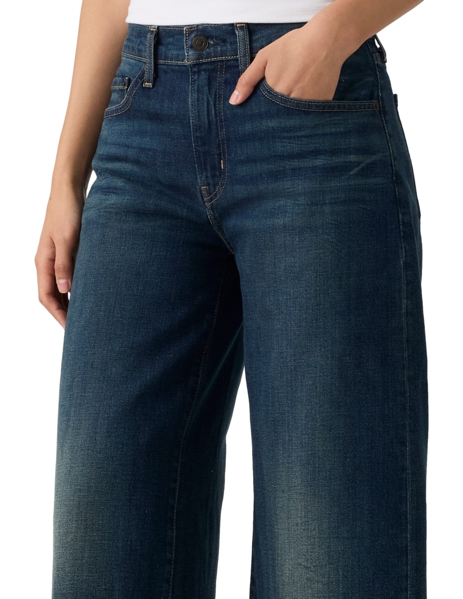 Jeans wide leg 728 para mujer 4