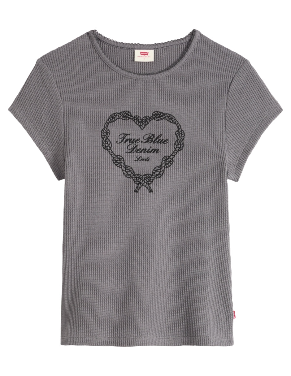 Playera manga corta cuello redondo para mujer 5