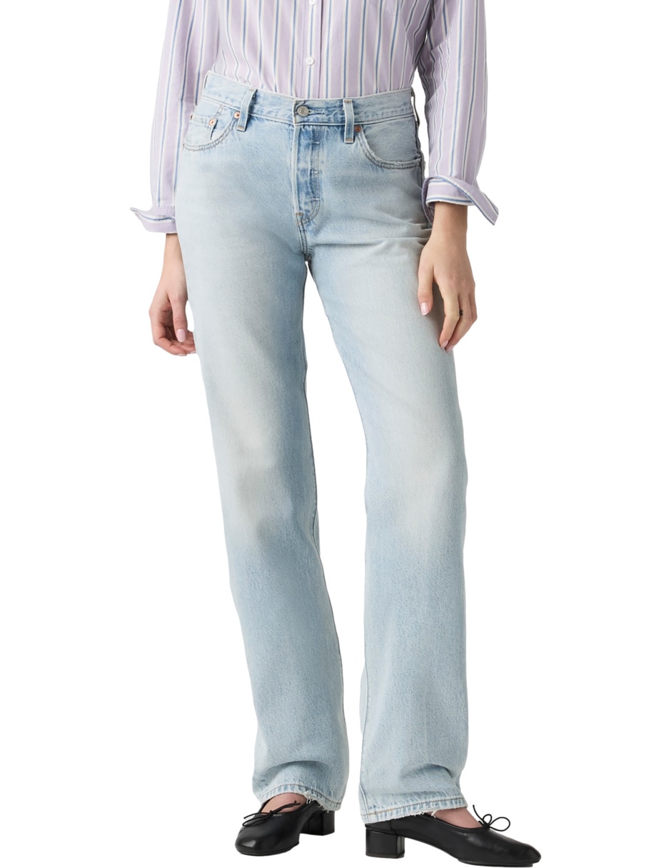 Jeans relajado media cintura 501 para mujer Jeans relajado media cintura 501 para mujer