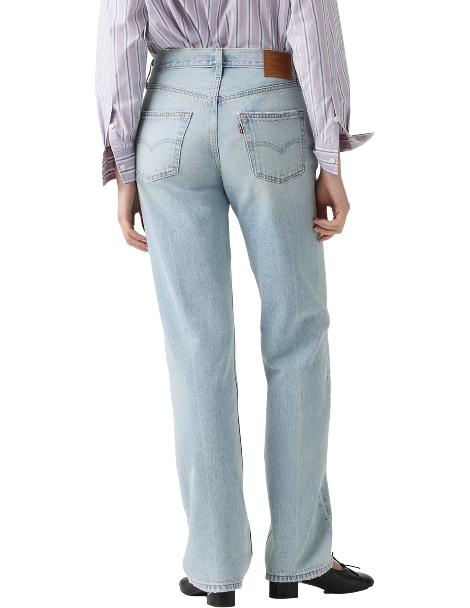 Jeans relajado media cintura 501 para mujer 3