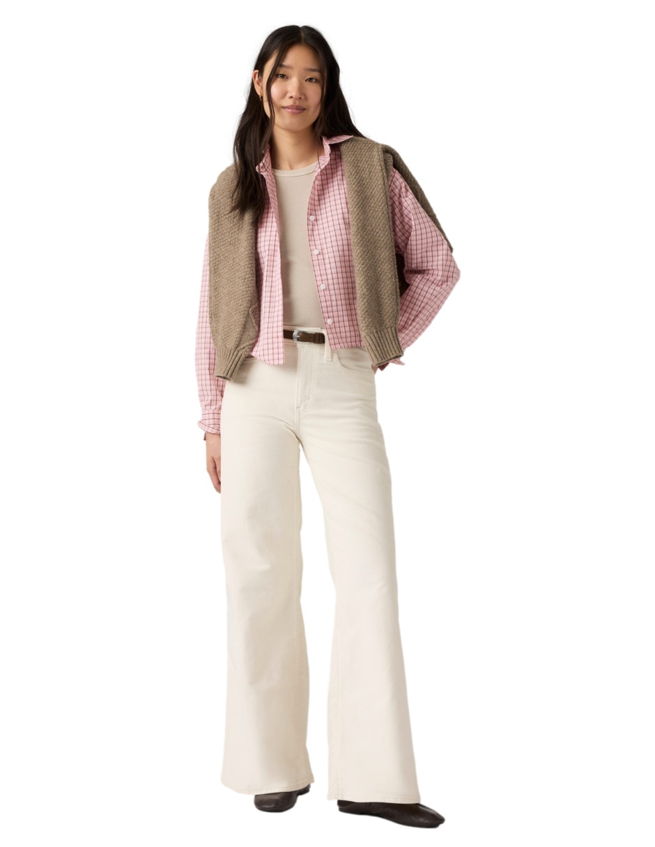 Jeans wide leg 728 para mujer 4
