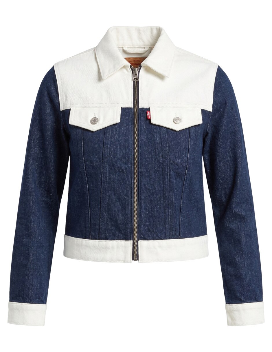 Chamarra denim de algodón para mujer 5
