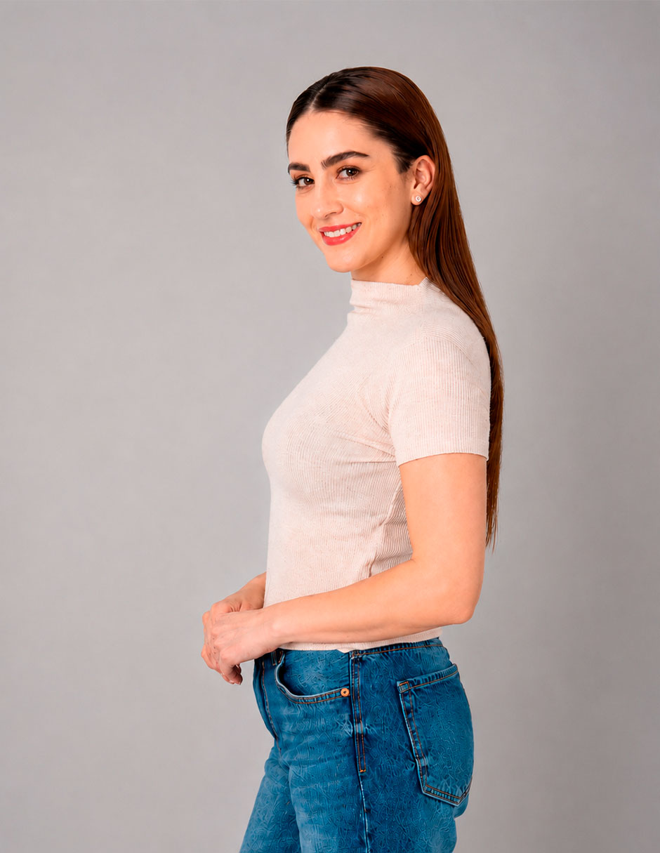 Blusa manga corta para mujer 3