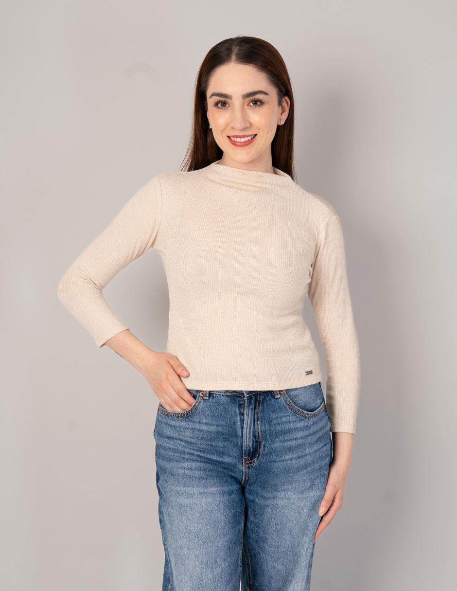 Blusa manga larga para mujer 3