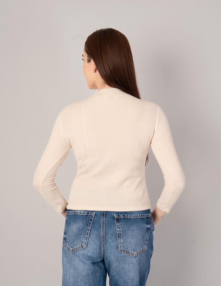 Blusa manga larga para mujer 4