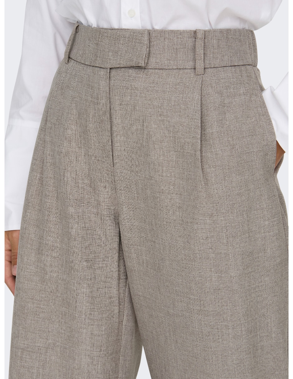 Pantalón de vestir wide leg para mujer Pantalón de vestir wide leg para mujer