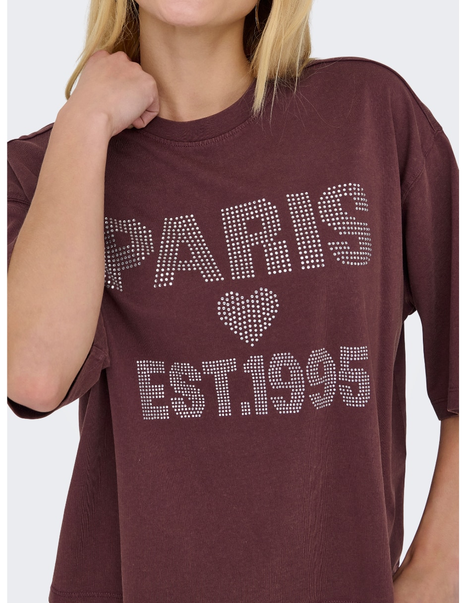 Playera manga corta cuello redondo para mujer 5