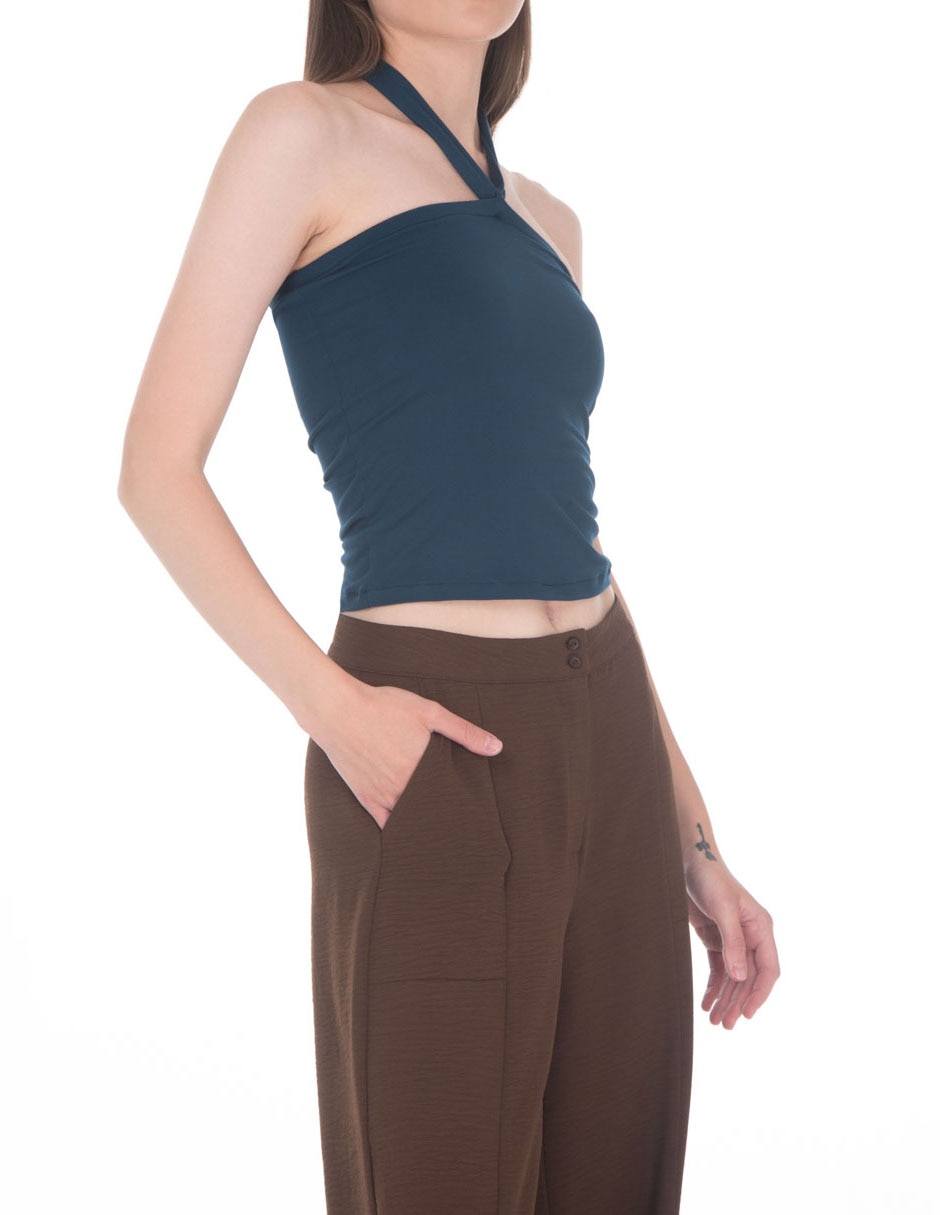 Top escote regular tirante ajustable 2
