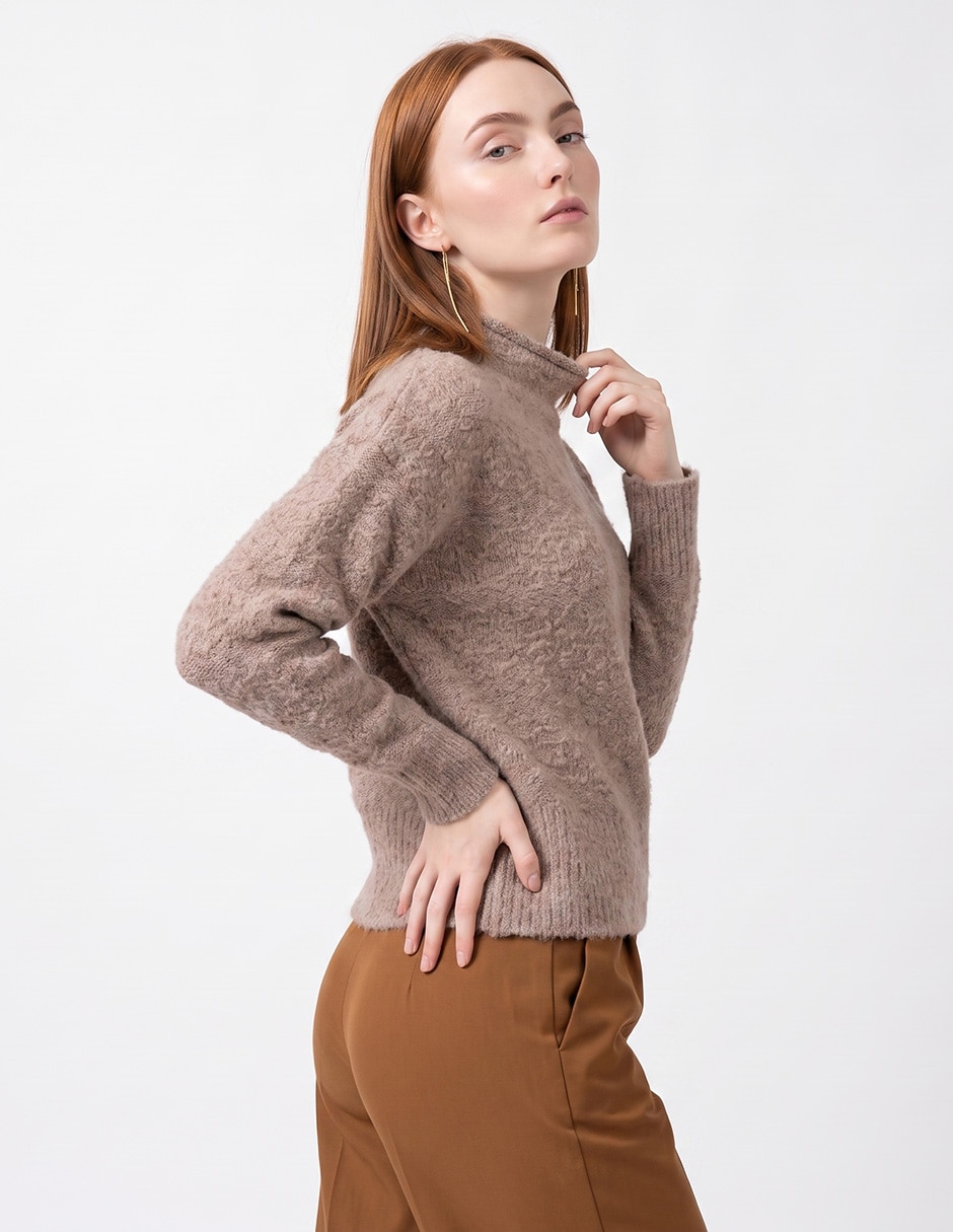 Suéter cuello redondo para mujer 3