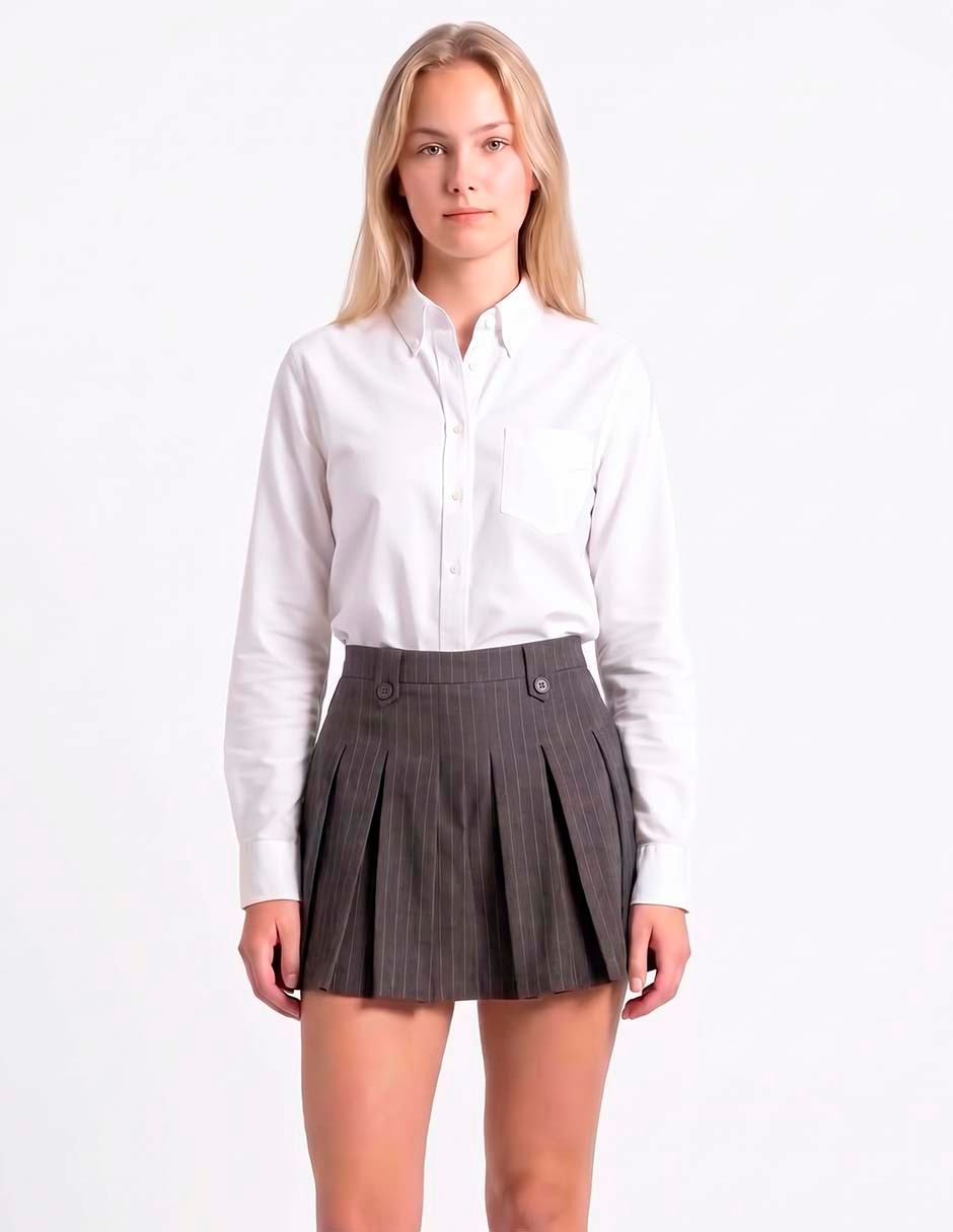 Falda short corta a la cintura Falda short corta a la cintura