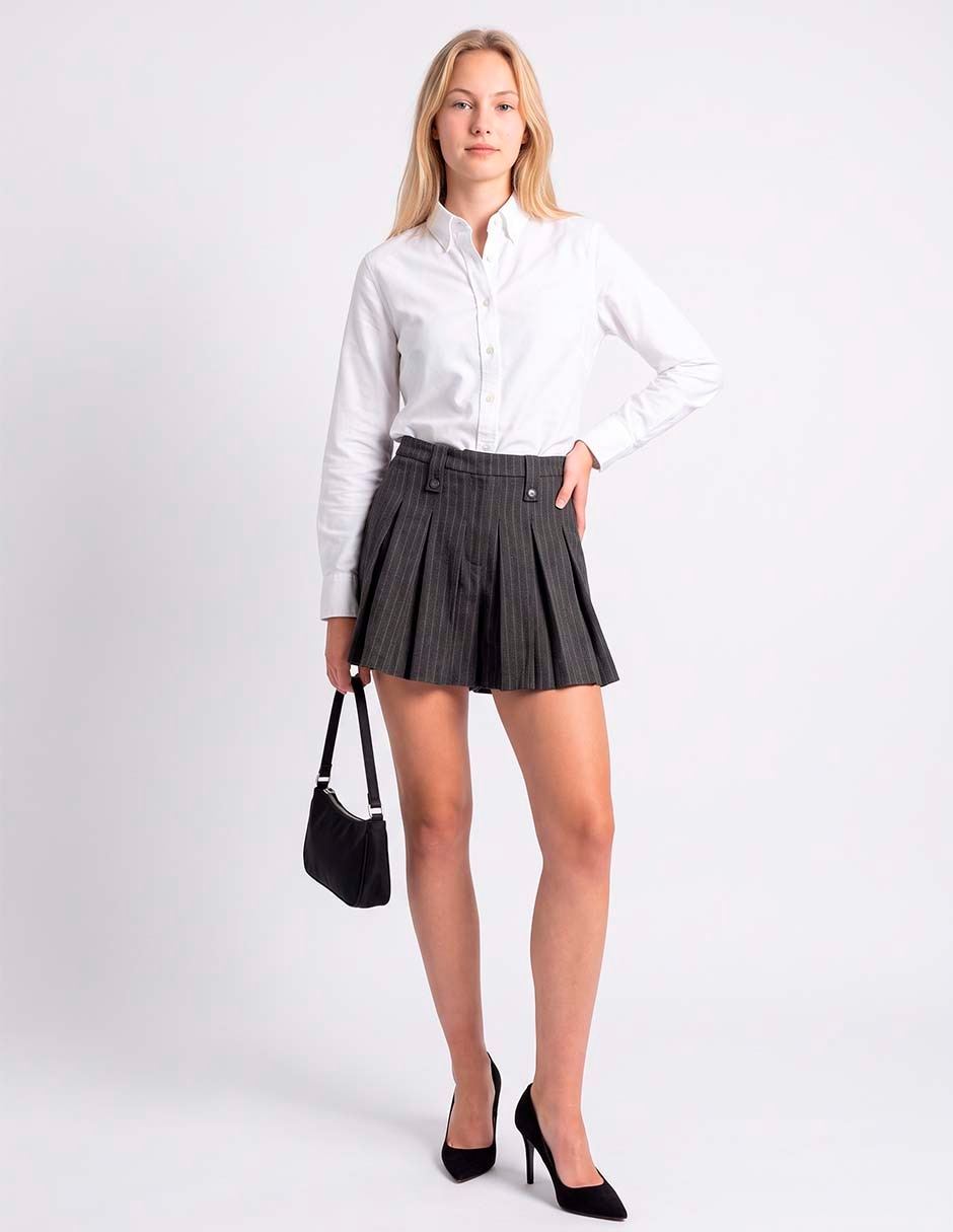 Falda short corta a la cintura 3