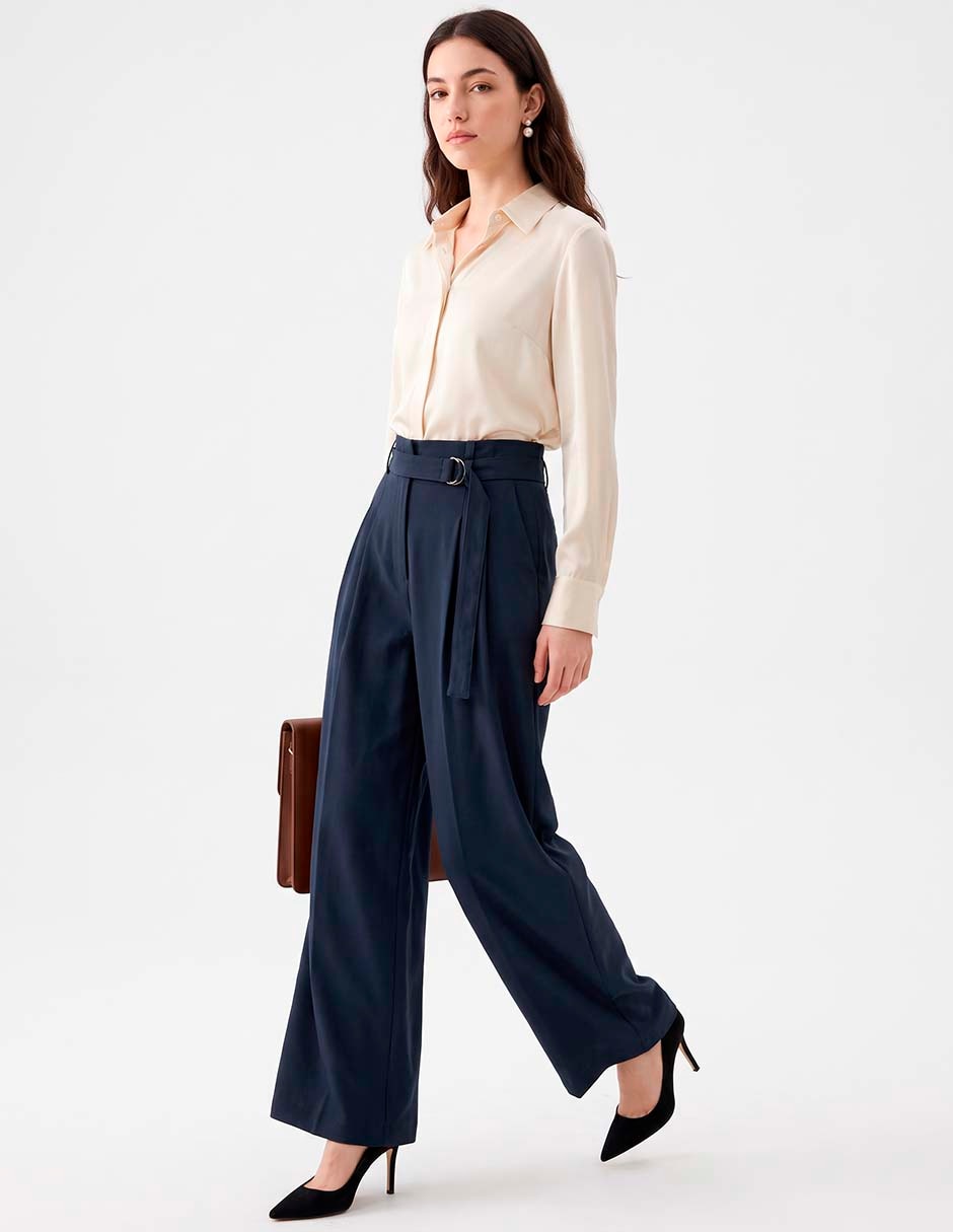 Pantalón wide leg para mujer 4
