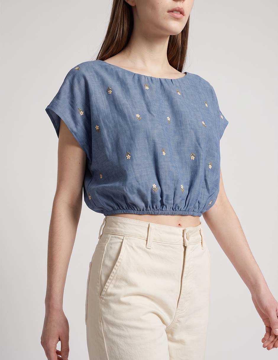 Blusa manga corta para mujer Blusa manga corta para mujer