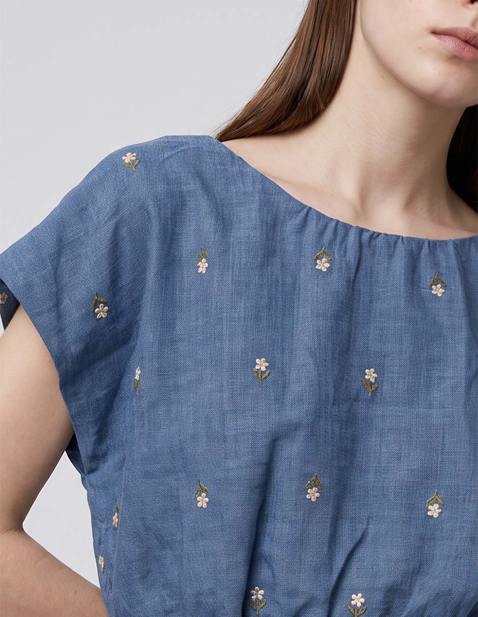 Blusa manga corta para mujer 2