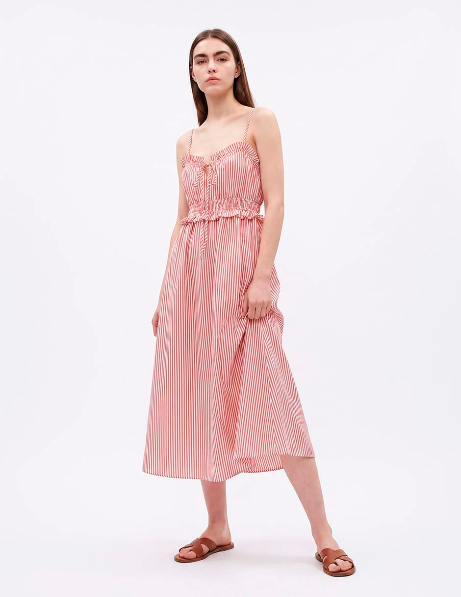 Vestido midi casual para mujer