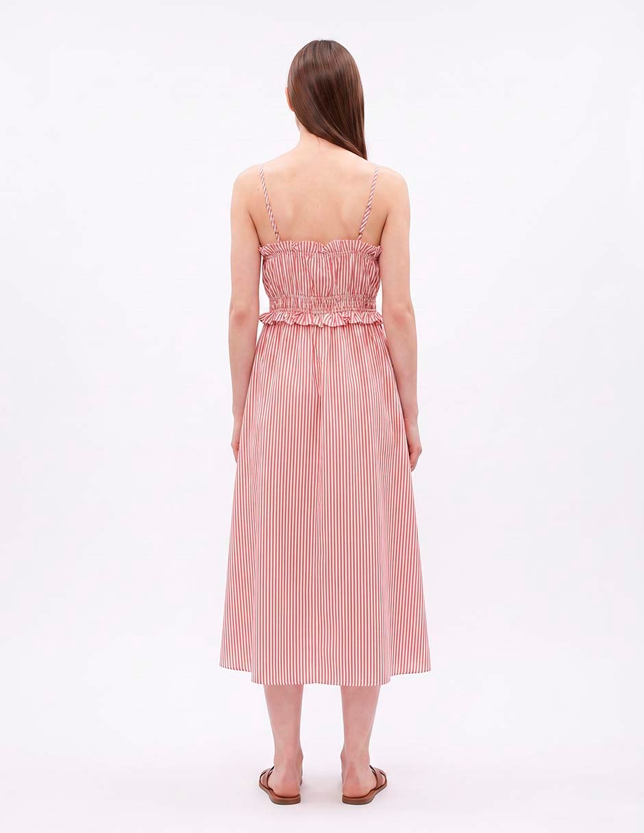 Vestido midi casual para mujer