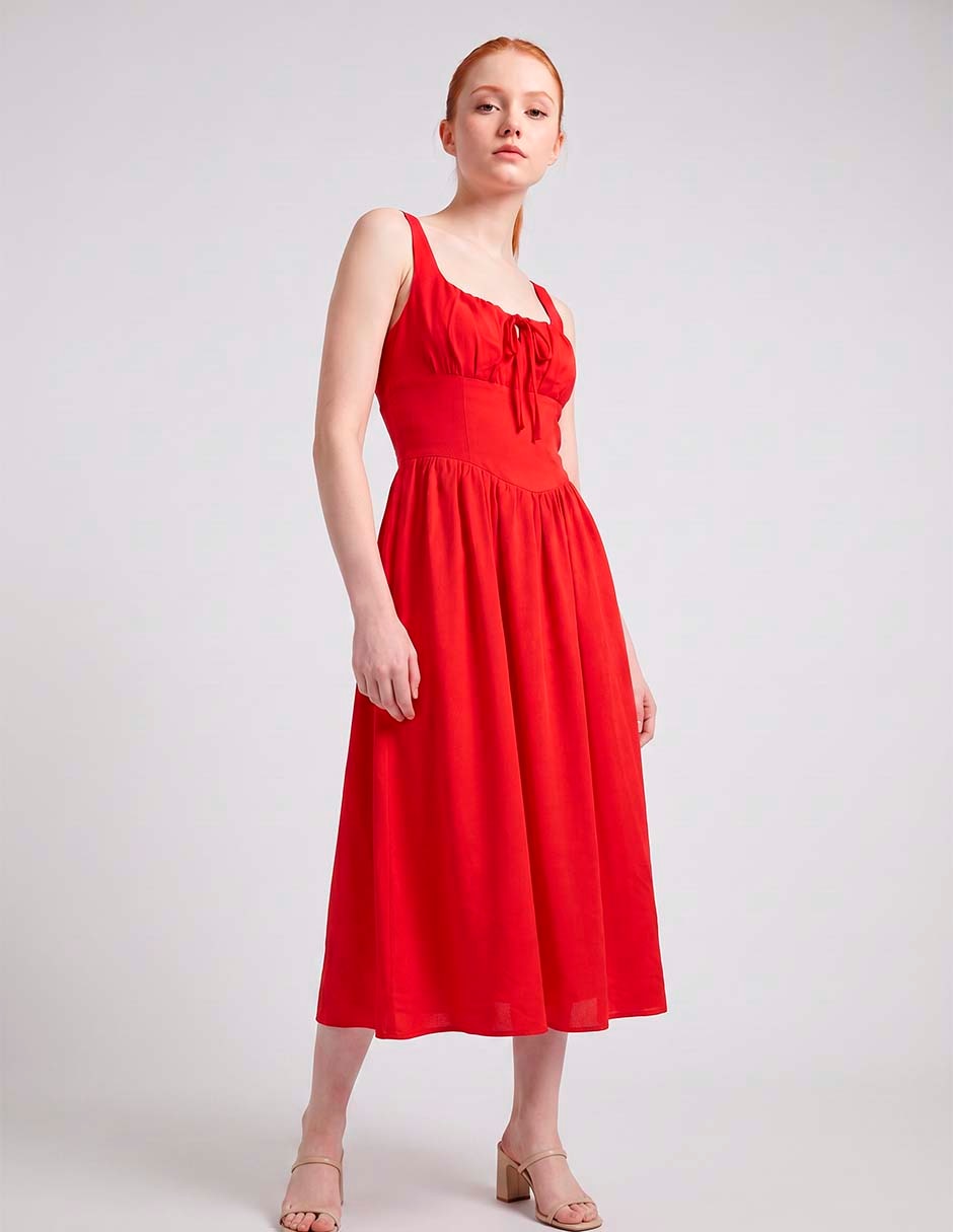 Vestido midi casual para mujer 3