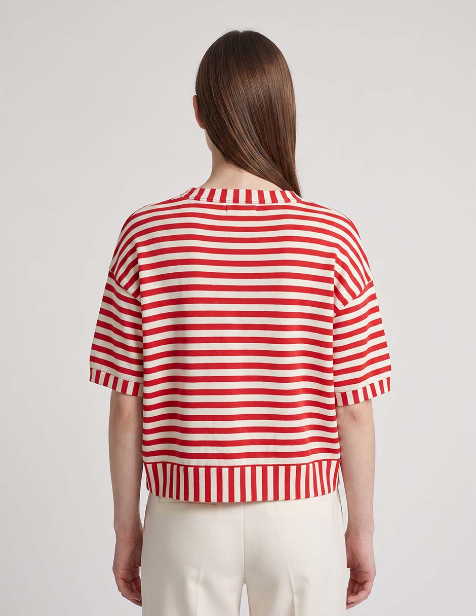 Blusa manga al codo para mujer 4