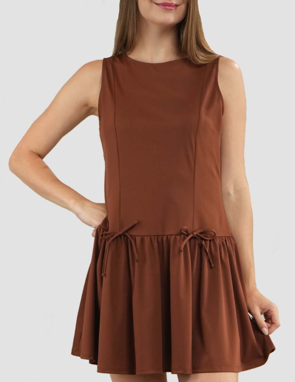 Vestido a la rodilla casual para mujer 2