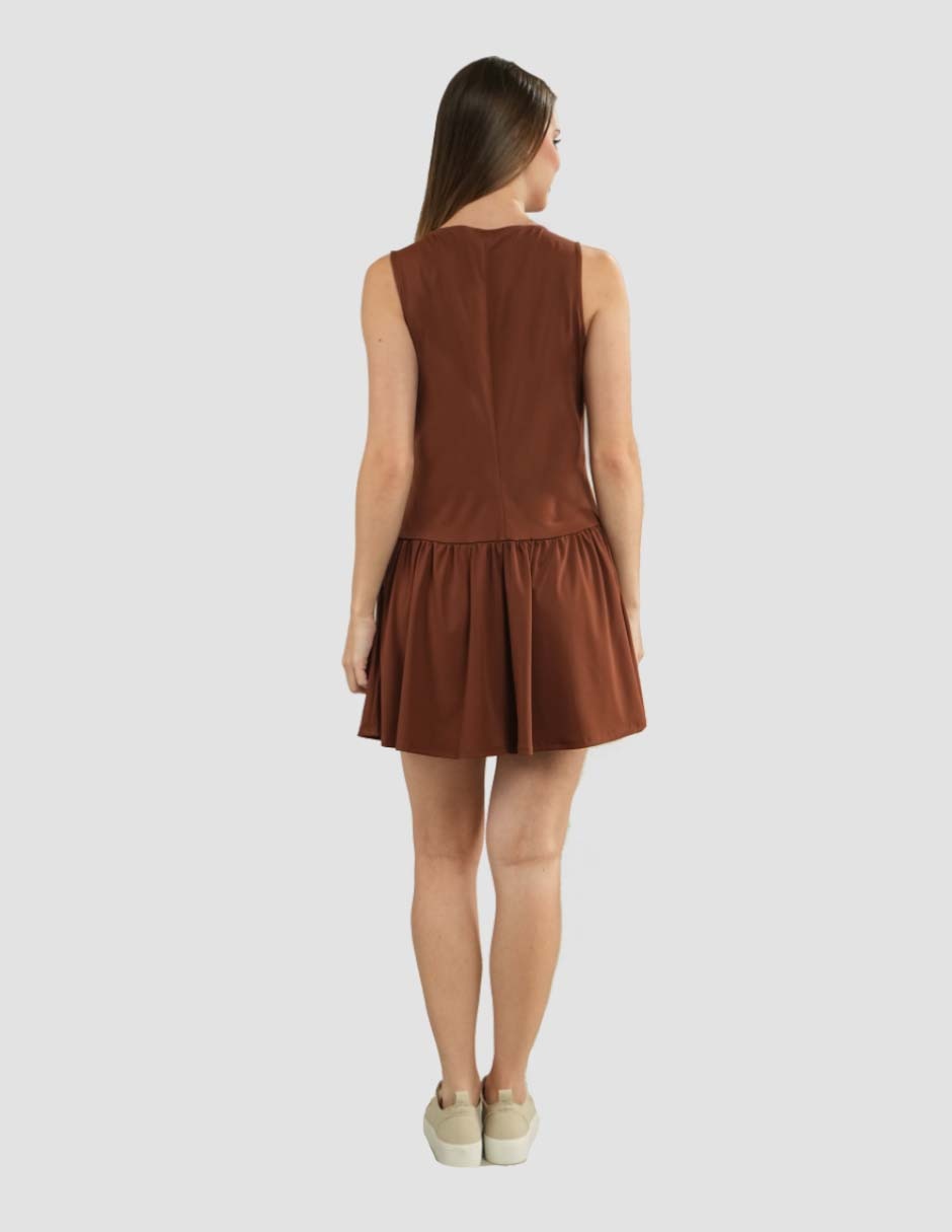 Vestido a la rodilla casual para mujer 4