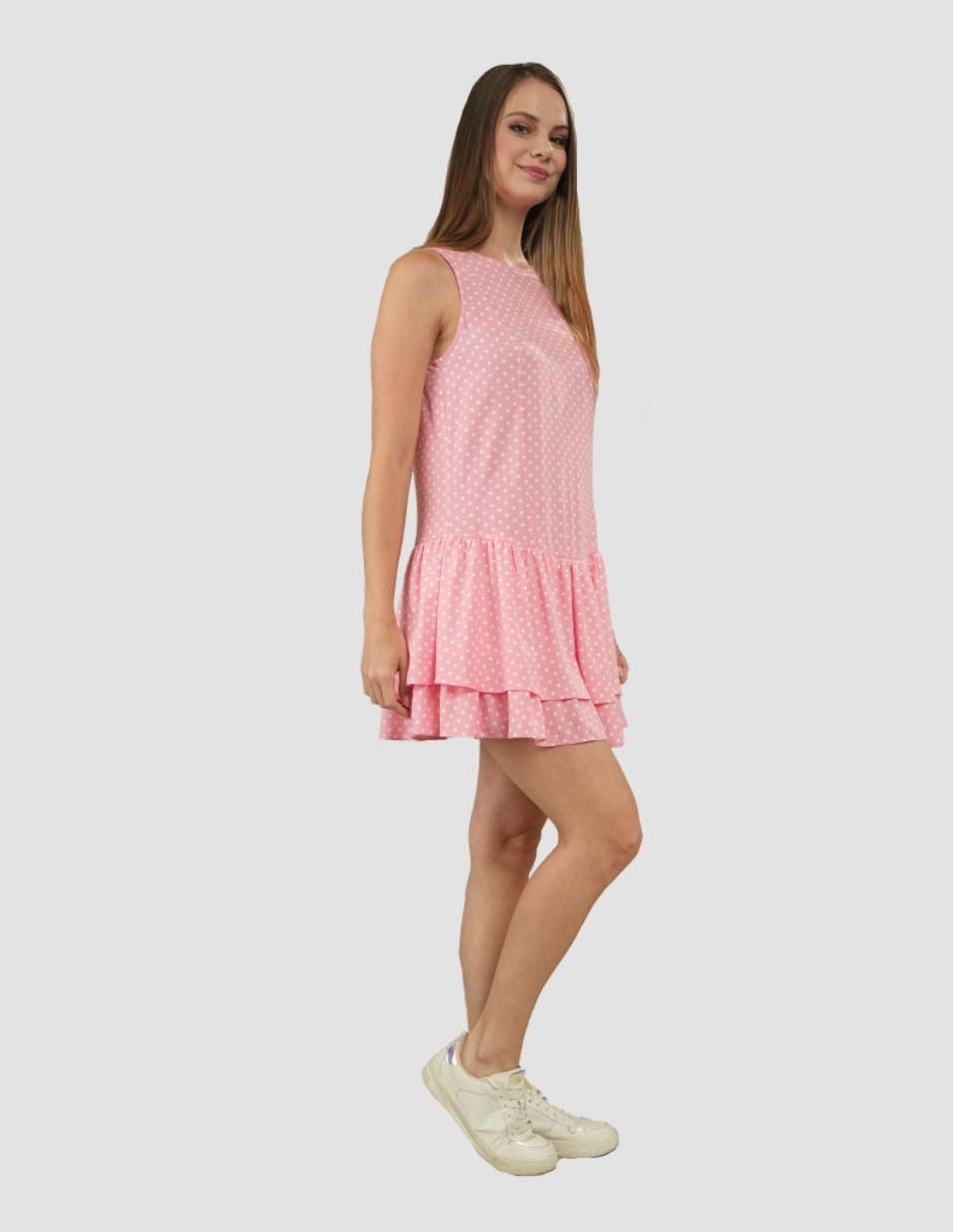 Vestido arriba rodilla casual para mujer 4