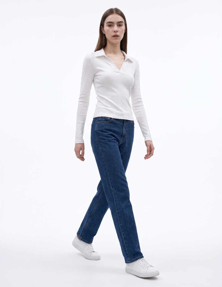 Playera tipo polo para mujer 3