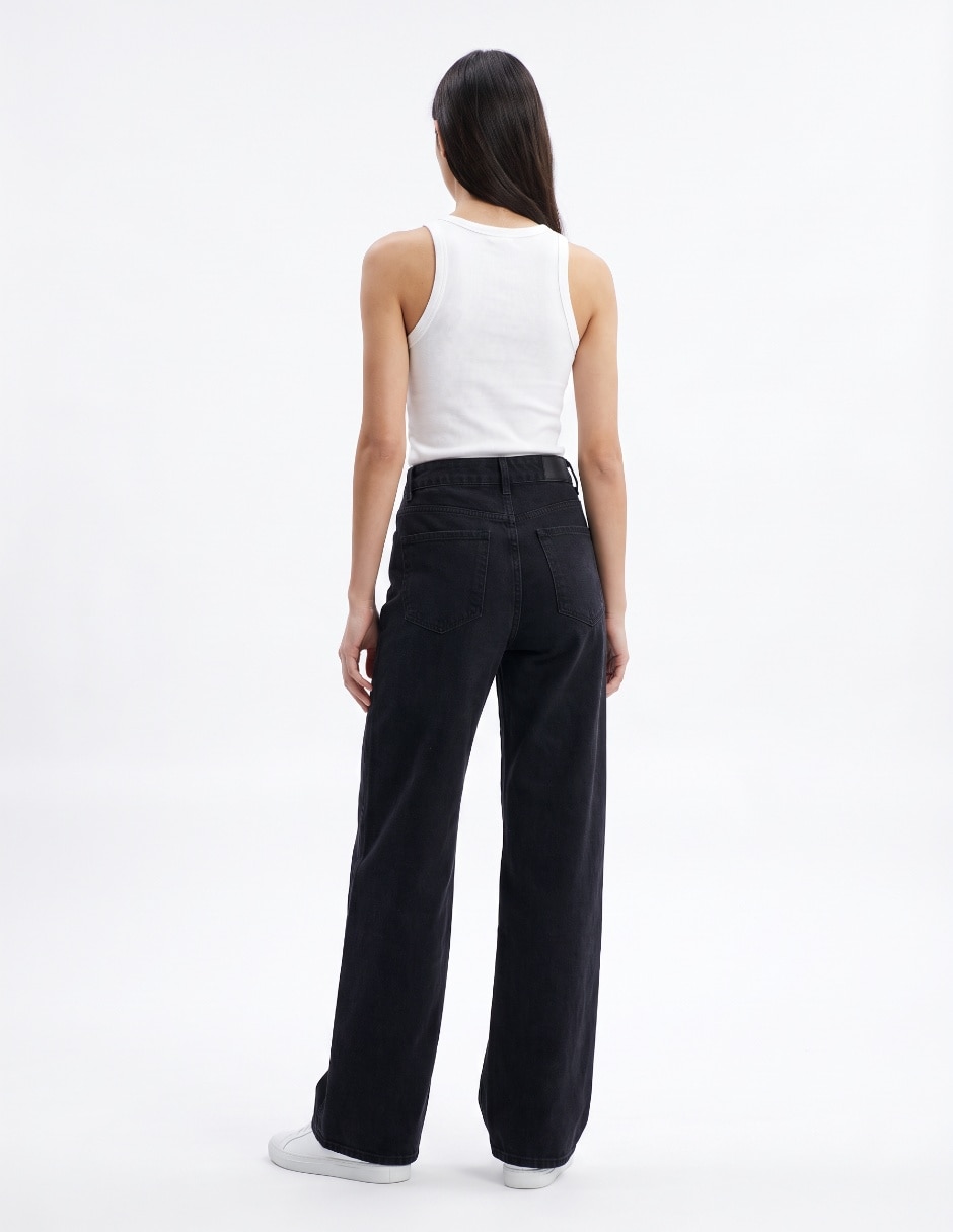 Jeans straight para mujer 2