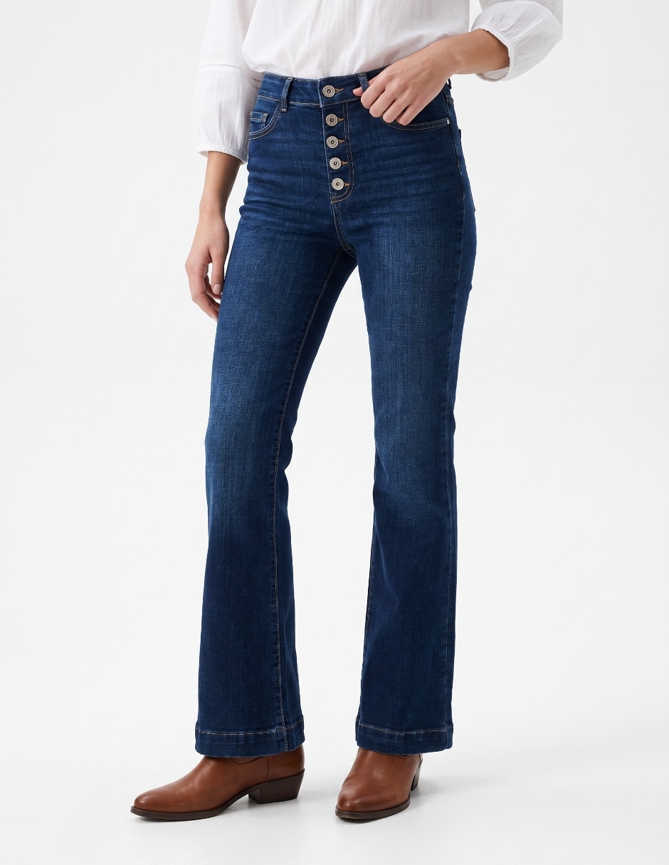 Jeans acampanado para mujer