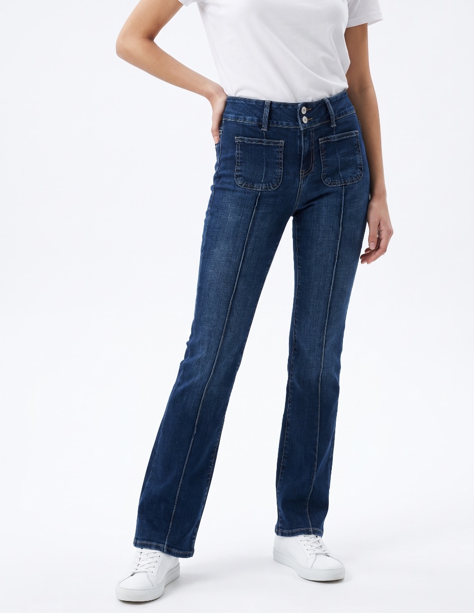 Jeans acampanado para mujer Jeans acampanado para mujer