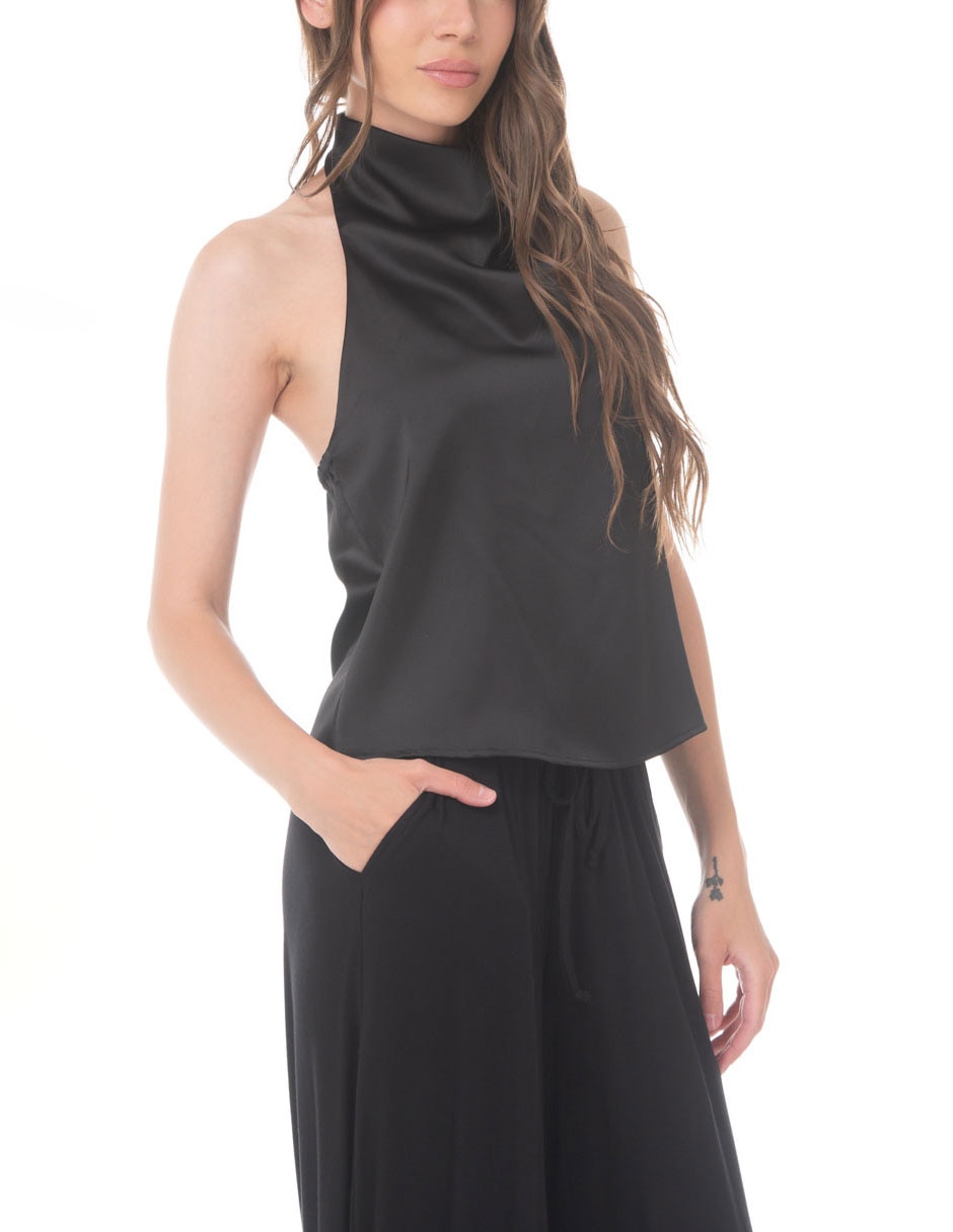Blusa manga sin manga para mujer 4