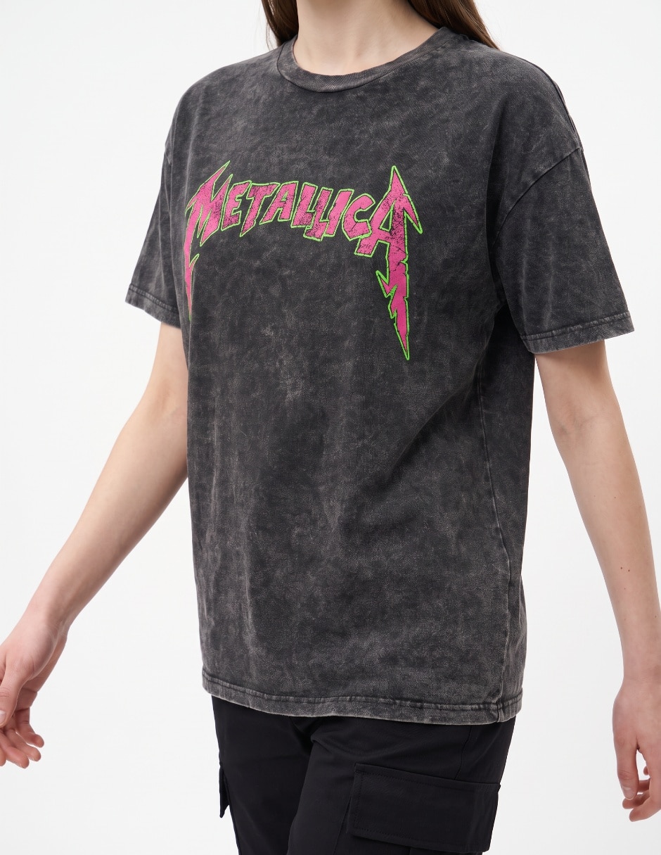 Playera manga corta cuello redondo para mujer 4