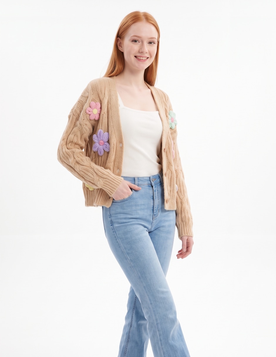 Suéter cuello camisero para mujer Suéter cuello camisero para mujer