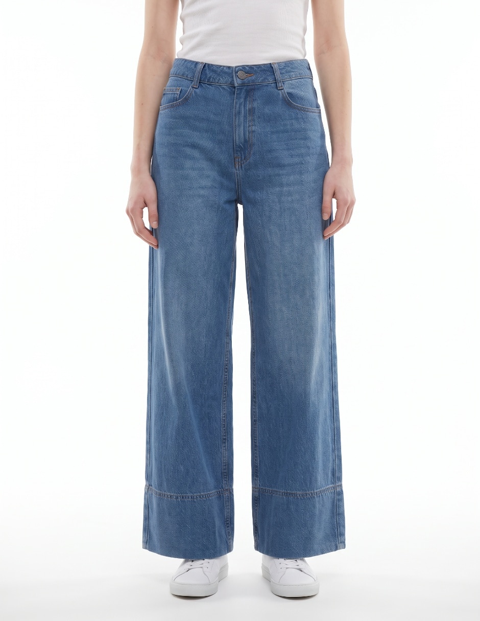 Jeans wide leg para mujer 3
