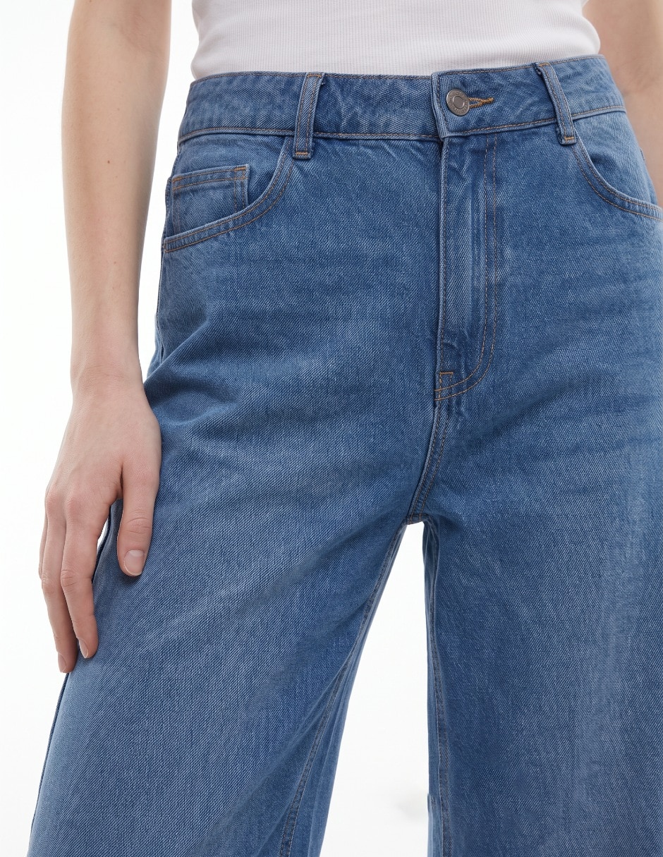 Jeans wide leg para mujer 4