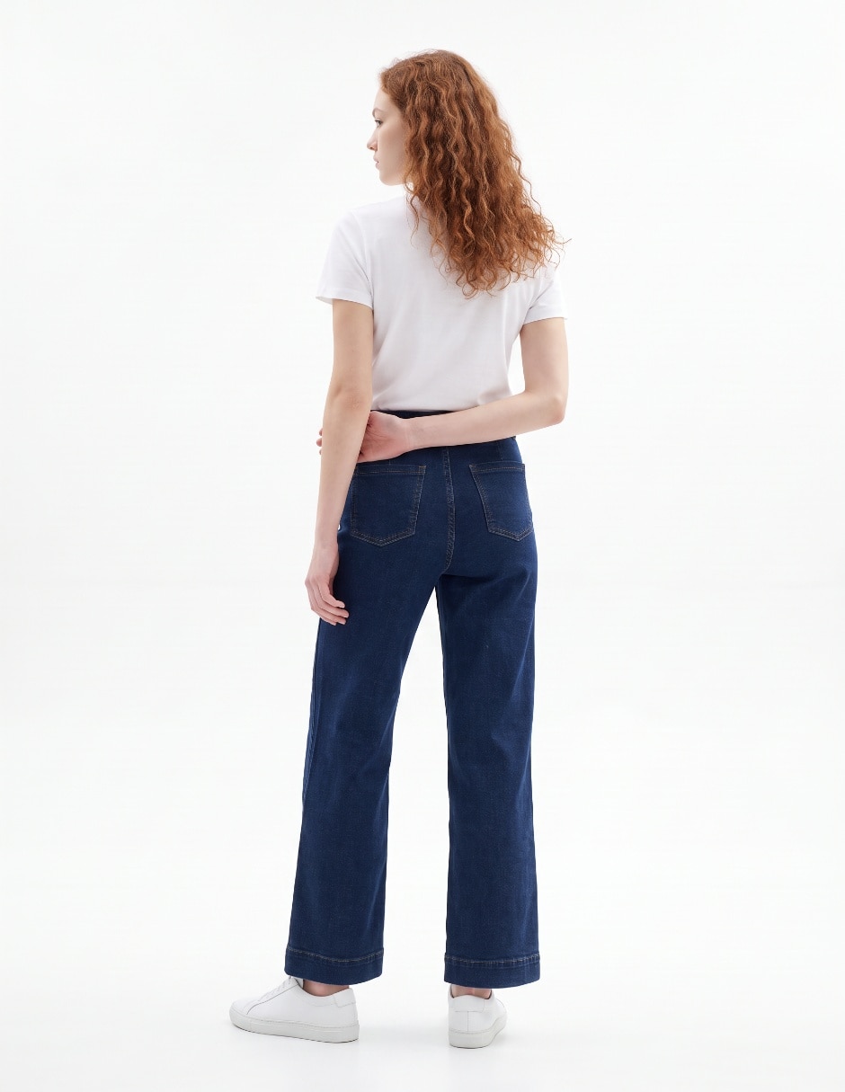 Jeans wide leg para mujer 2