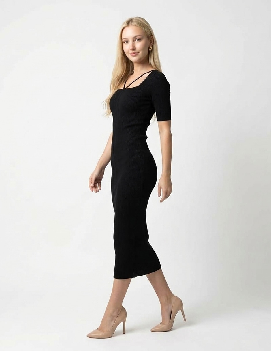 Vestido largo casual para mujer 3