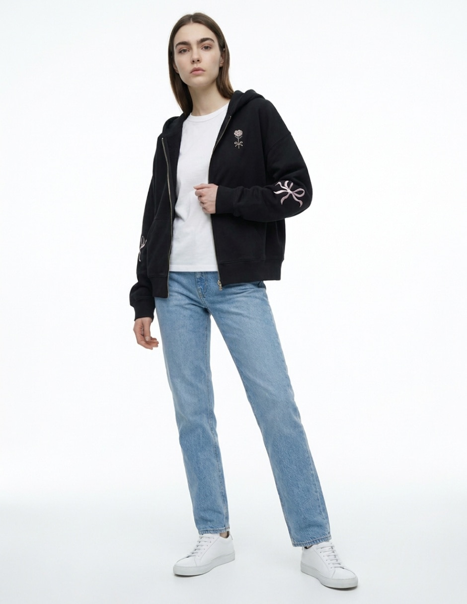 Sudadera con bolsillos para mujer 3