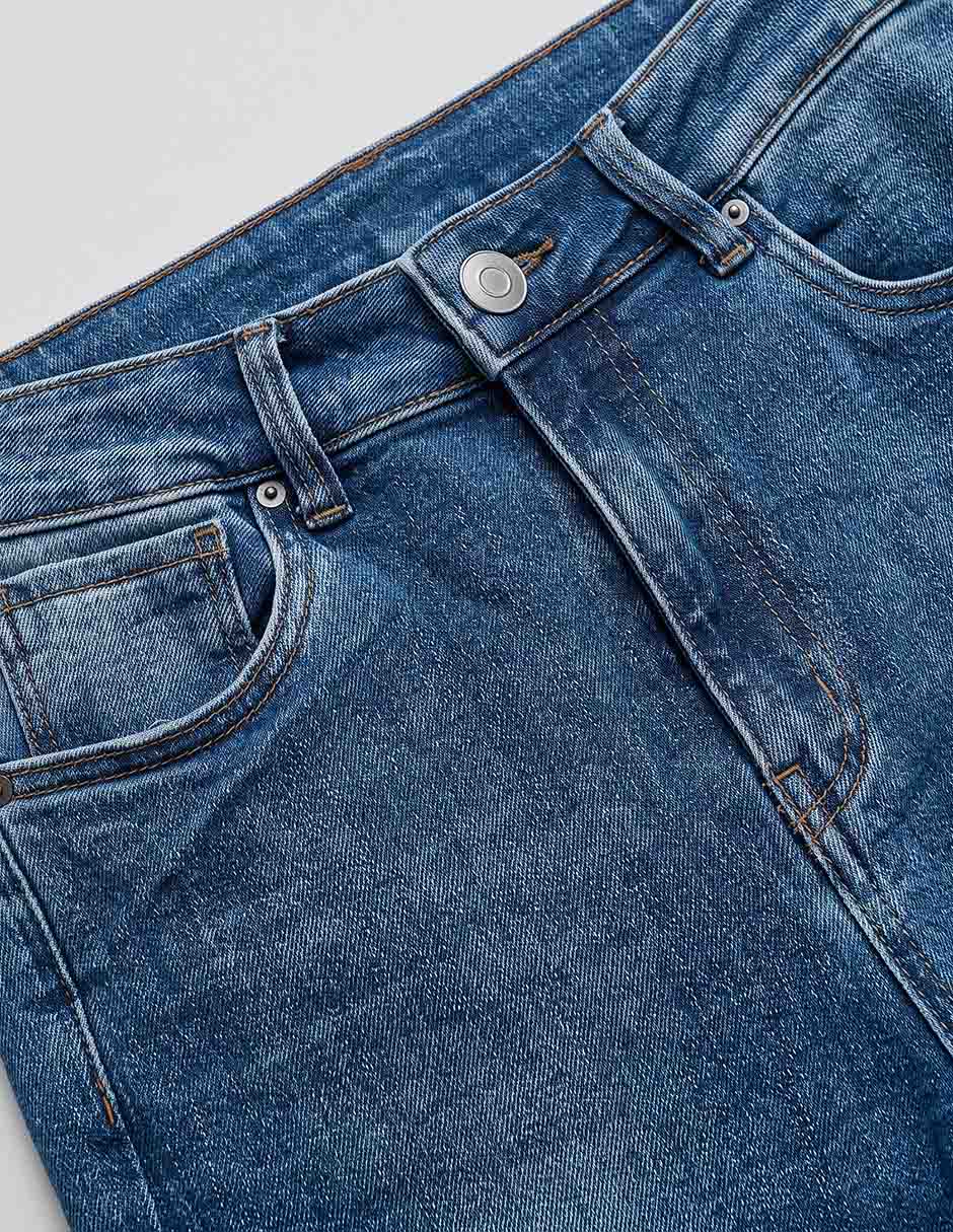 Jeans straight para mujer 4
