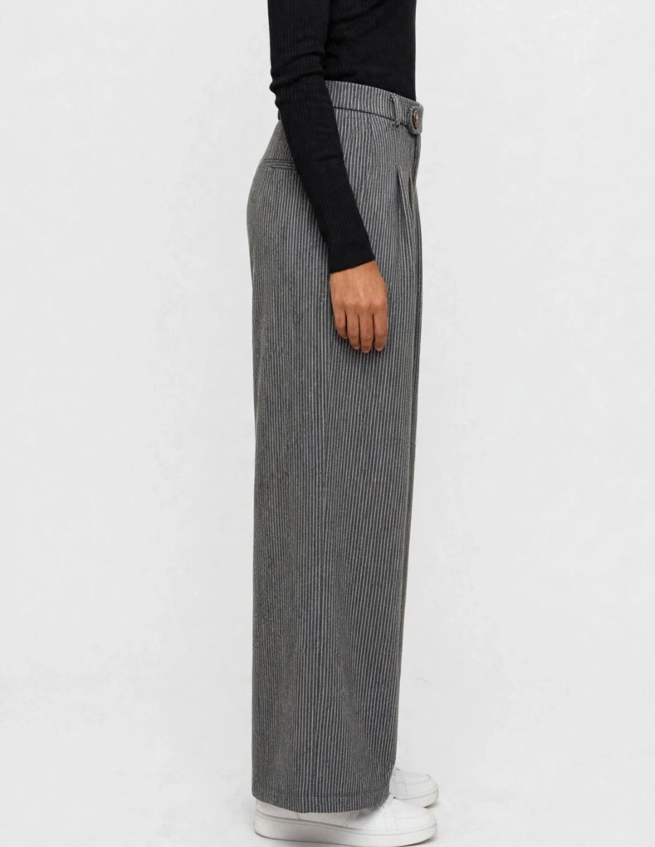 Pantalón regular regular para mujer 2