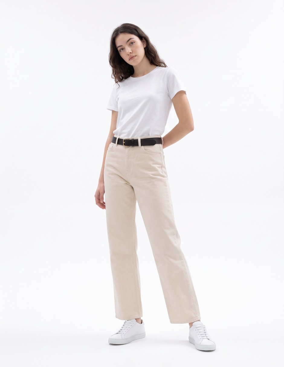 Pantalón s/pinzas para mujer