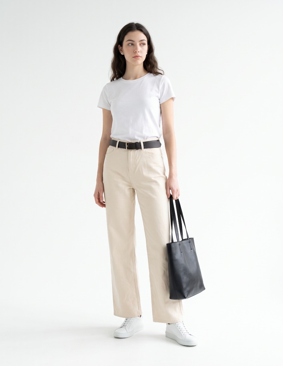 Pantalón s/pinzas para mujer 3