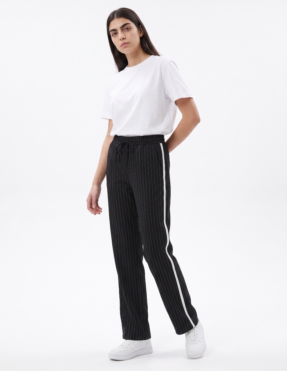 Pantalón c/pinzas amplio para mujer Pantalón c/pinzas amplio para mujer