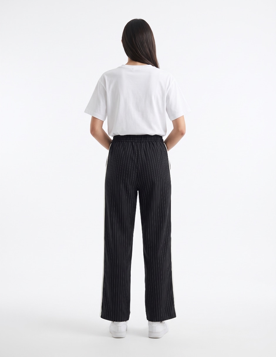Pantalón c/pinzas amplio para mujer 2