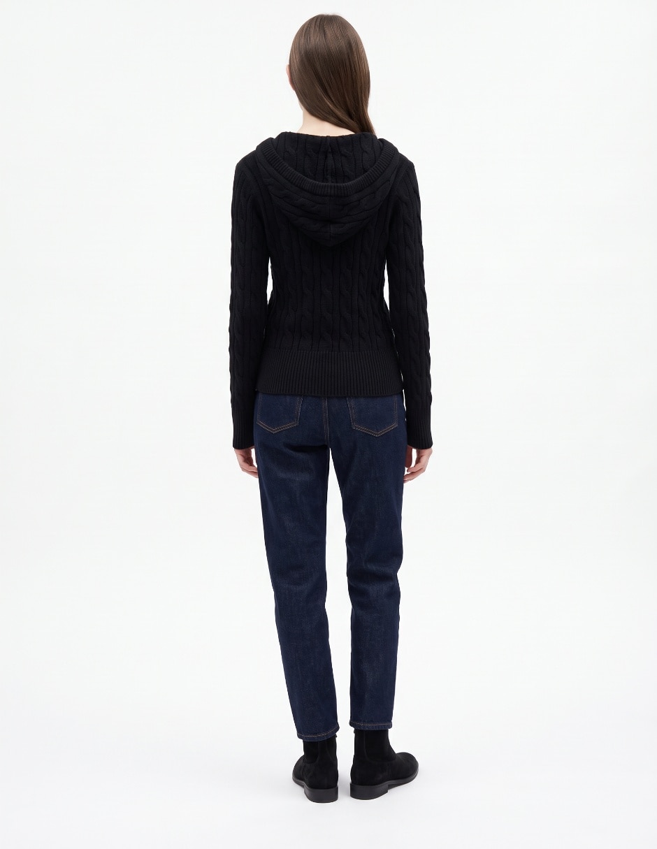 Suéter cuello redondo para mujer 2