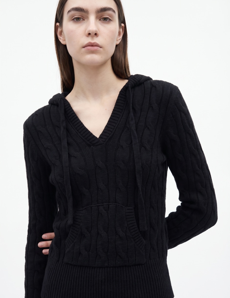 Suéter cuello redondo para mujer 4