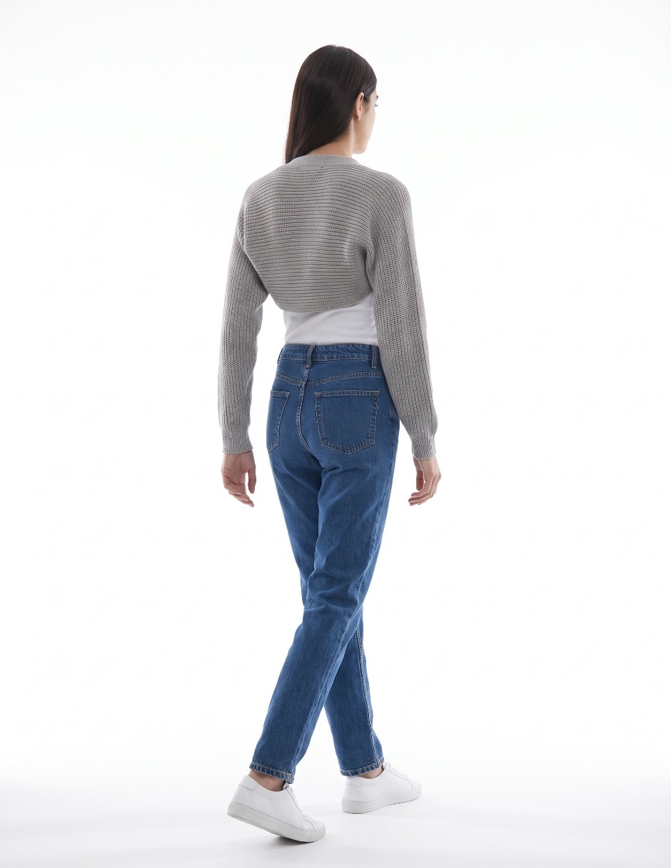 Suéter cuello redondo para mujer 2